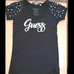 Girls Bejeweled GUESS Shirt Set 💎